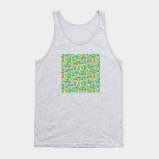 Wildflowers- blue Tank Top